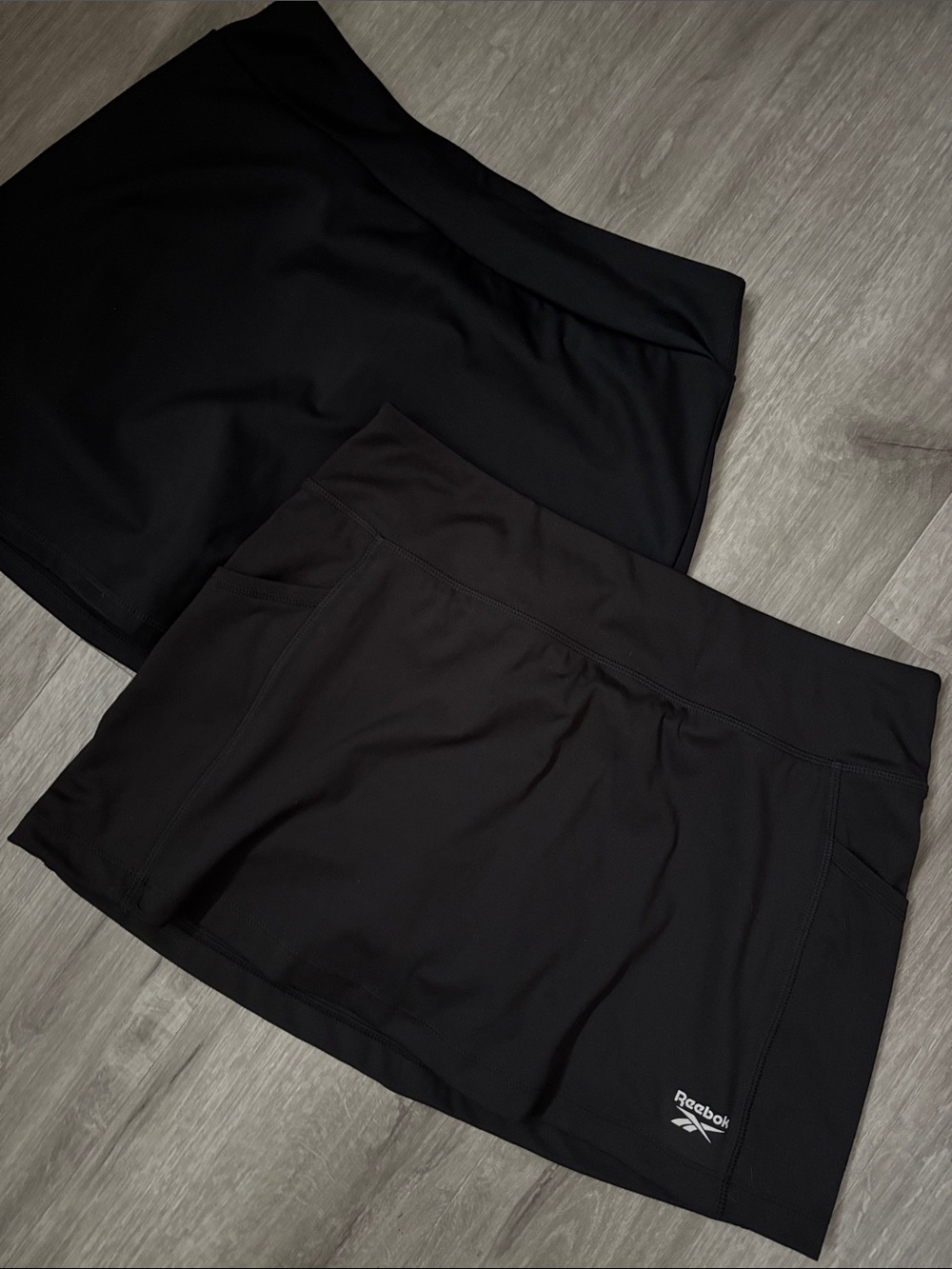 Black Athletic Skirts with Shorts Built In - Reebok and Lou Keith